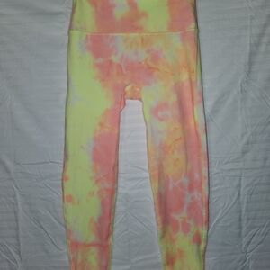 Zenana Outfitters Kids Vibrant Tie-Dye Leggings XL